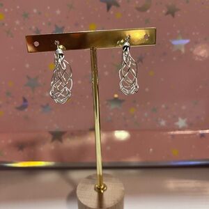 Elegant Silver Drop Earrings